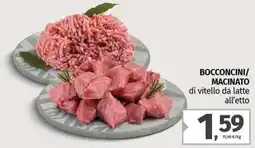 Pam BOCCONCINI/ MACINATO di vitello da latte all'etto offerta