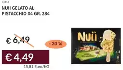 Prezzemolo e Vitale Nuii gelato al pistacchio offerta