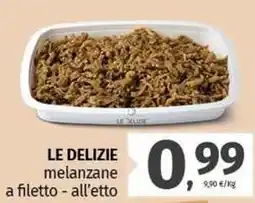 Pam LE DELIZIE melanzane a filetto - all'etto offerta