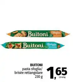 Pam BUITONI pasta sfoglia/ brisée rettangolare offerta