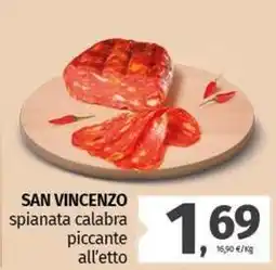 Pam SAN VINCENZO spianata calabra piccante all'etto offerta