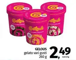 Pam GELOUS gelato vari gusti offerta