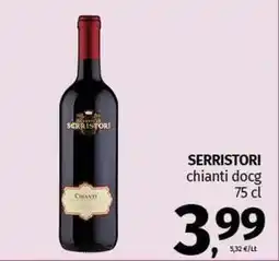 Pam SERRISTORI chianti docg offerta
