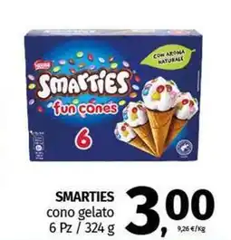 Pam SMARTIES cono gelato offerta