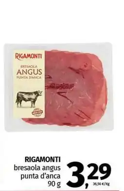 Pam RIGAMONTI bresaola angus punta d'anca offerta