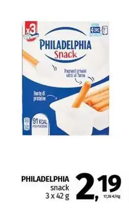 Pam PHILADELPHIA Snack offerta