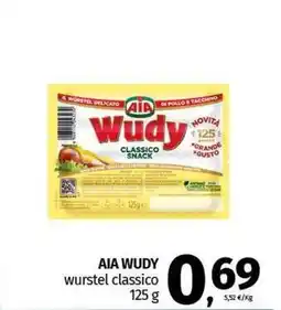 Pam AIA WUDY wurstel classico offerta
