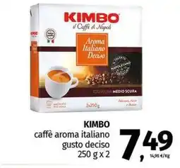 Pam KIMBO caffè aroma italiano gusto deciso offerta