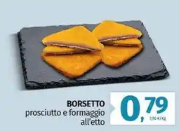 Pam BORSETTO prosciutto e formaggio all'etto offerta