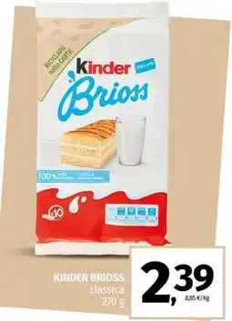 Pam KINDER BRIOSS classica offerta