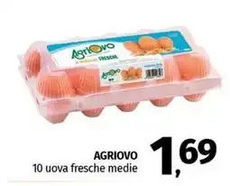 Pam AGRIOVO 10 uova fresche medie offerta