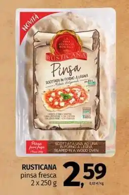 Pam RUSTICANA pinsa fresca offerta