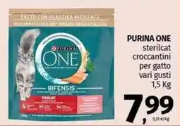 Pam PURINA ONE sterilcat croccantini per gatto vari gusti offerta