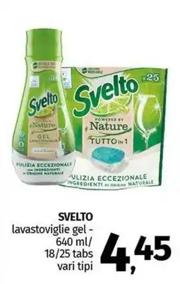 Pam SVELTO lavastoviglie gel offerta