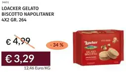 Prezzemolo e Vitale Loacker gelato biscotto napolitaner offerta