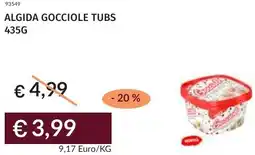 Prezzemolo e Vitale Algida gocciole tubs offerta