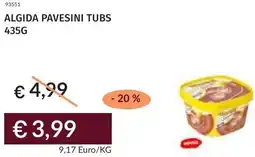 Prezzemolo e Vitale Algida pavesini tubs offerta