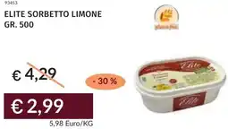 Prezzemolo e Vitale Elite sorbetto limone offerta