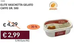 Prezzemolo e Vitale Elite vaschetta gelato caffe offerta