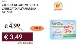 Prezzemolo e Vitale Valsoia gelato vegetale variegato all'amarena offerta