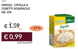 Prezzemolo e Vitale Orogel cipolla a cubetti dosafacile offerta