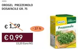 Prezzemolo e Vitale Orogel prezzemolo dosafacile offerta