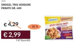 Prezzemolo e Vitale Orogel tris verdure panate offerta