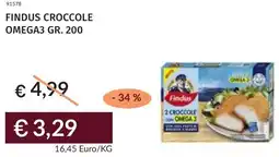 Prezzemolo e Vitale Findus croccole omega3 offerta