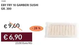 Prezzemolo e Vitale Eby fry 10 gamberi sushi offerta