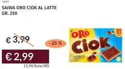 Prezzemolo e Vitale Saiwa oro ciok al latte offerta