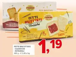 Todis Tesori del forno fette biscottate offerta