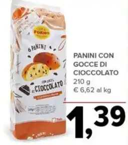 Todis Tesori del forno panini con gocce di cioccolato offerta