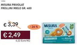 Prezzemolo e Vitale Misura privolat frollini miele offerta