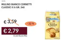 Prezzemolo e Vitale Mulino bianco cornetti classici offerta