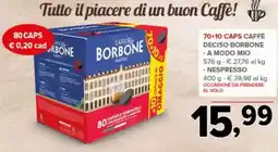 Todis Caffe deciso borbone offerta