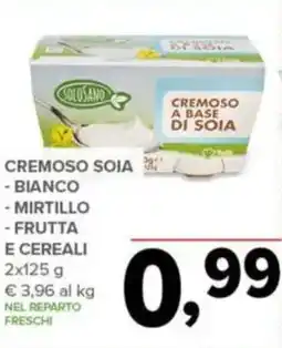 Todis Cremoso soia SOLOSAND offerta