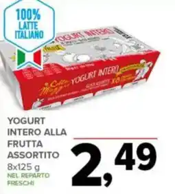 Todis Yogurt intero alla frutta assortito offerta