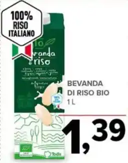 Todis Bevanda di riso bio offerta