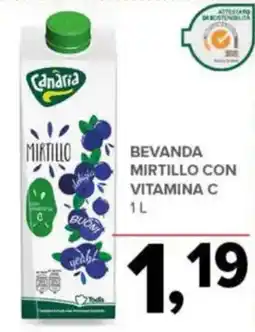 Todis Canaria Bevanda mirtillo con vitamina C offerta