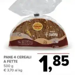Todis I Tesori del Forno Pane 4 cereali a fette offerta
