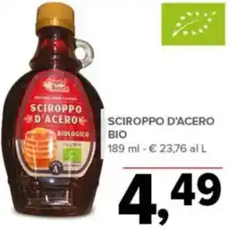 Todis Maple Route Sciroppo d'acero bio offerta