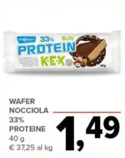 Todis Wafer nocciola 33% proteine offerta