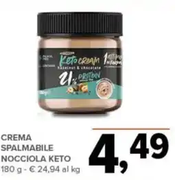 Todis Crema spalmabile nocciola keto offerta