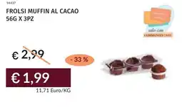 Prezzemolo e Vitale Frolsi muffin al cacao offerta