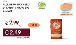 Prezzemolo e Vitale Alce nero zucchero di canna chiaro bio offerta