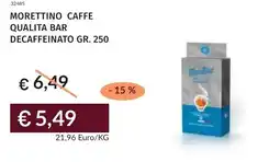 Prezzemolo e Vitale Morettino caffe qualita bar decaffeinato offerta