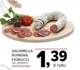 Todis Salamella romana fiorucci nel reparto gastronomia offerta
