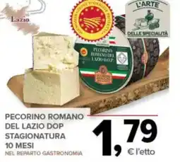 Todis Pecorino romano del lazio dop stagionatura 10 mesi L'ARTE DELLE SPECIALITA offerta