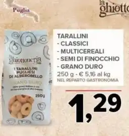 Todis ghiottoneria tarallini-grano duro offerta