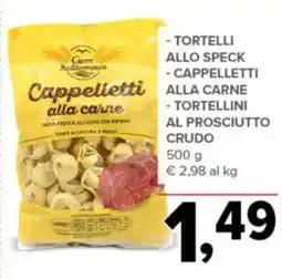 Todis Cuore Mediterranco Cappelletti alla carne offerta